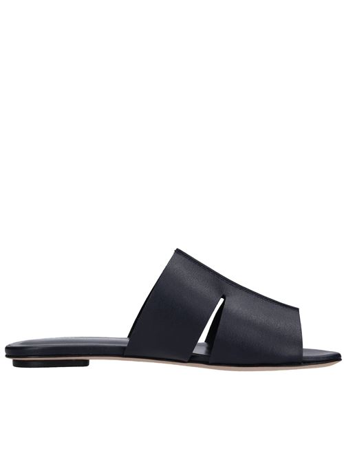 Leather mules LORENA ANTONIAZZI | E23217SC19C/9978NERO